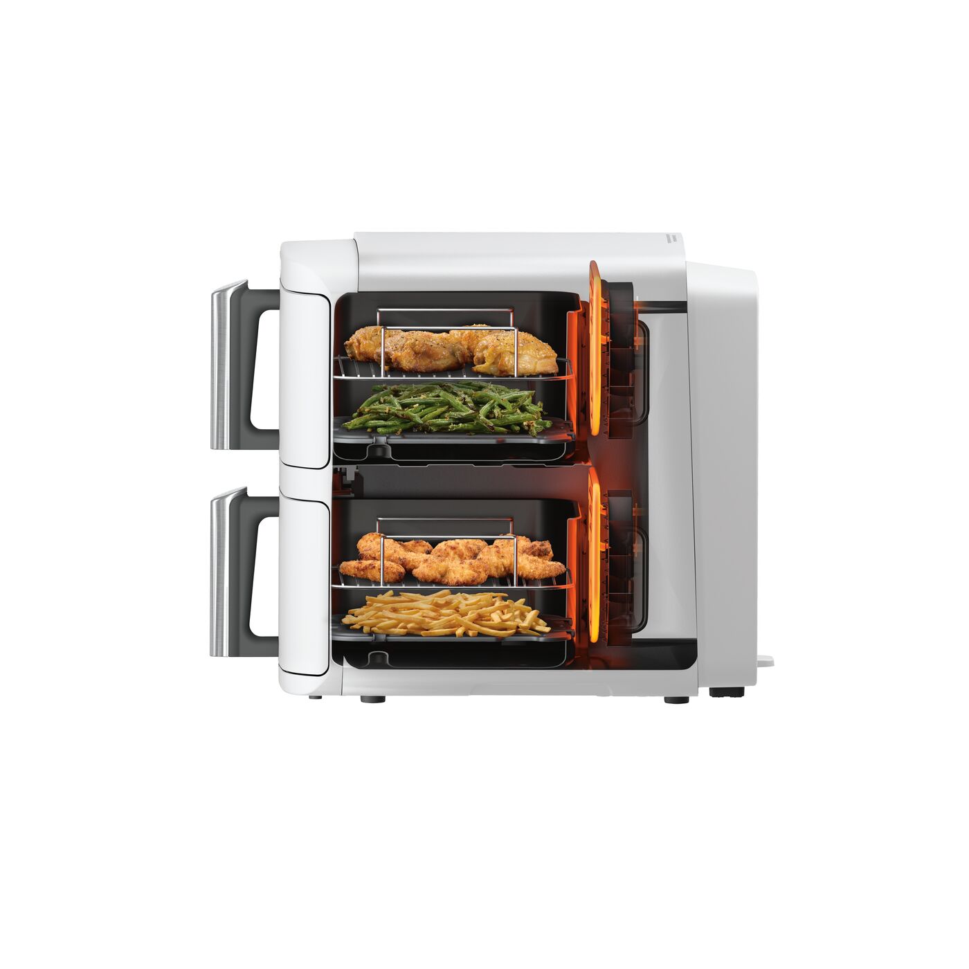 Ninja SL400EUWH Double Stack- Emeletes Air fryer 9,5L - Fehér