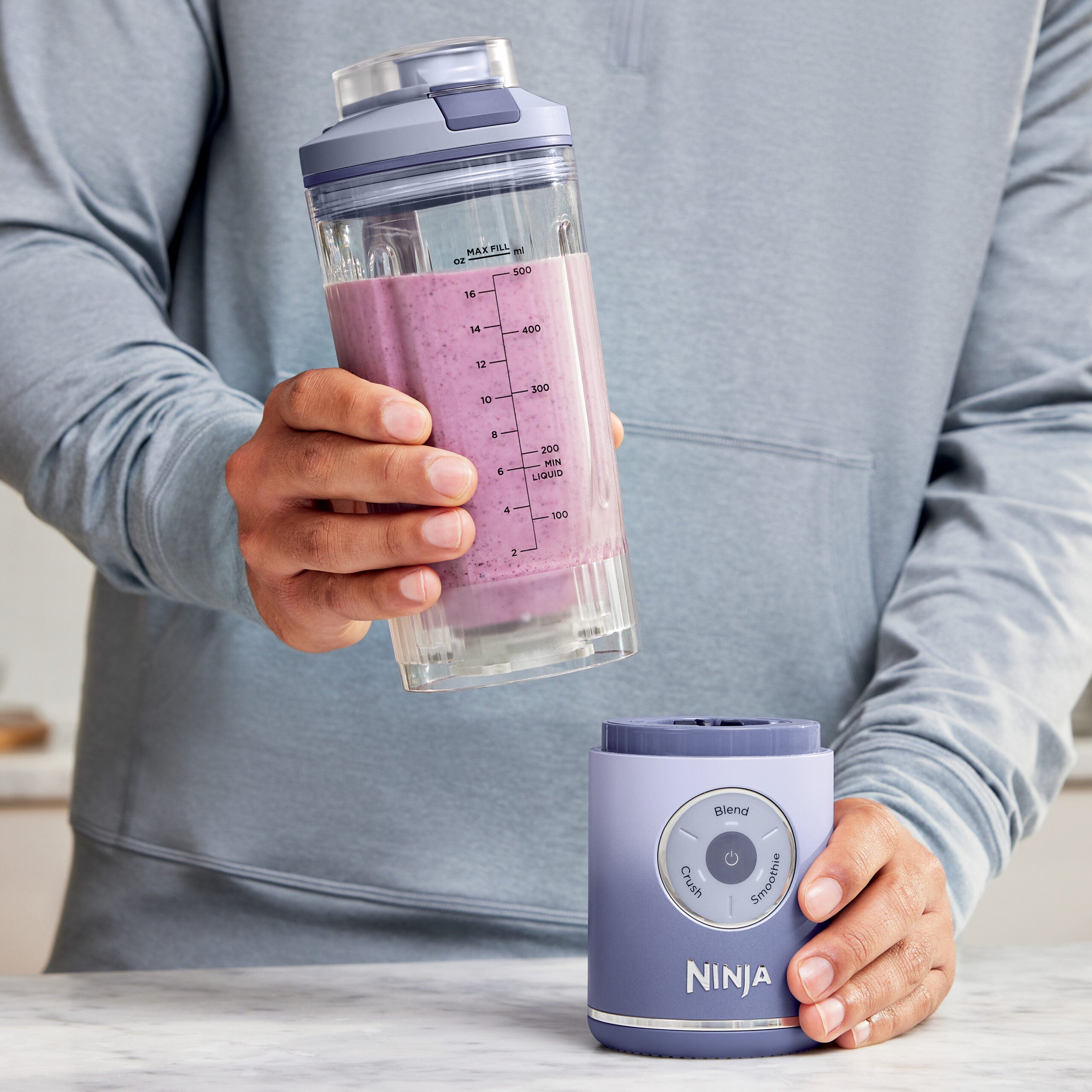 Ninja BC251EULD BlastMax Vezeték nélküli turmix - Lila
