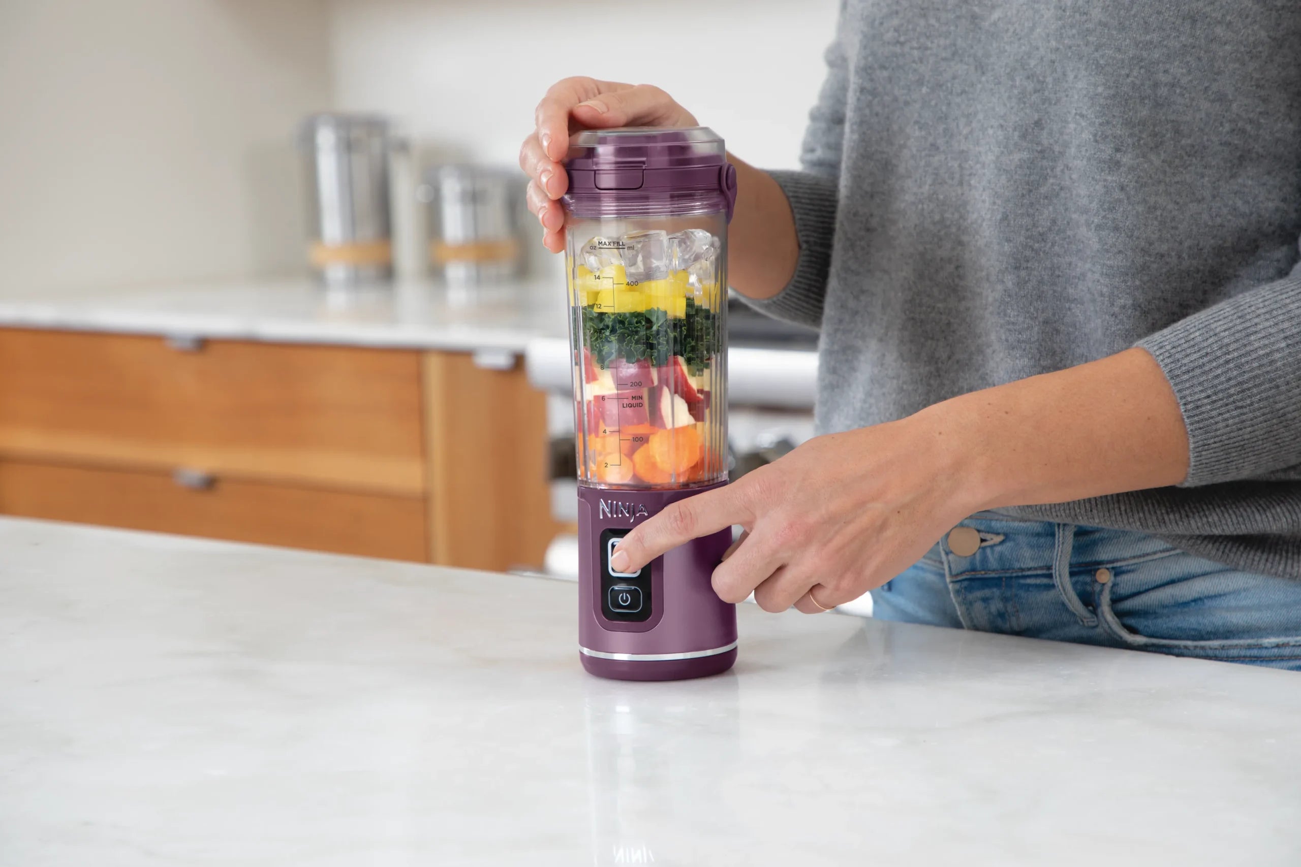 Ninja BC151EUPR Blast Vezeték nélküli turmix - Lila