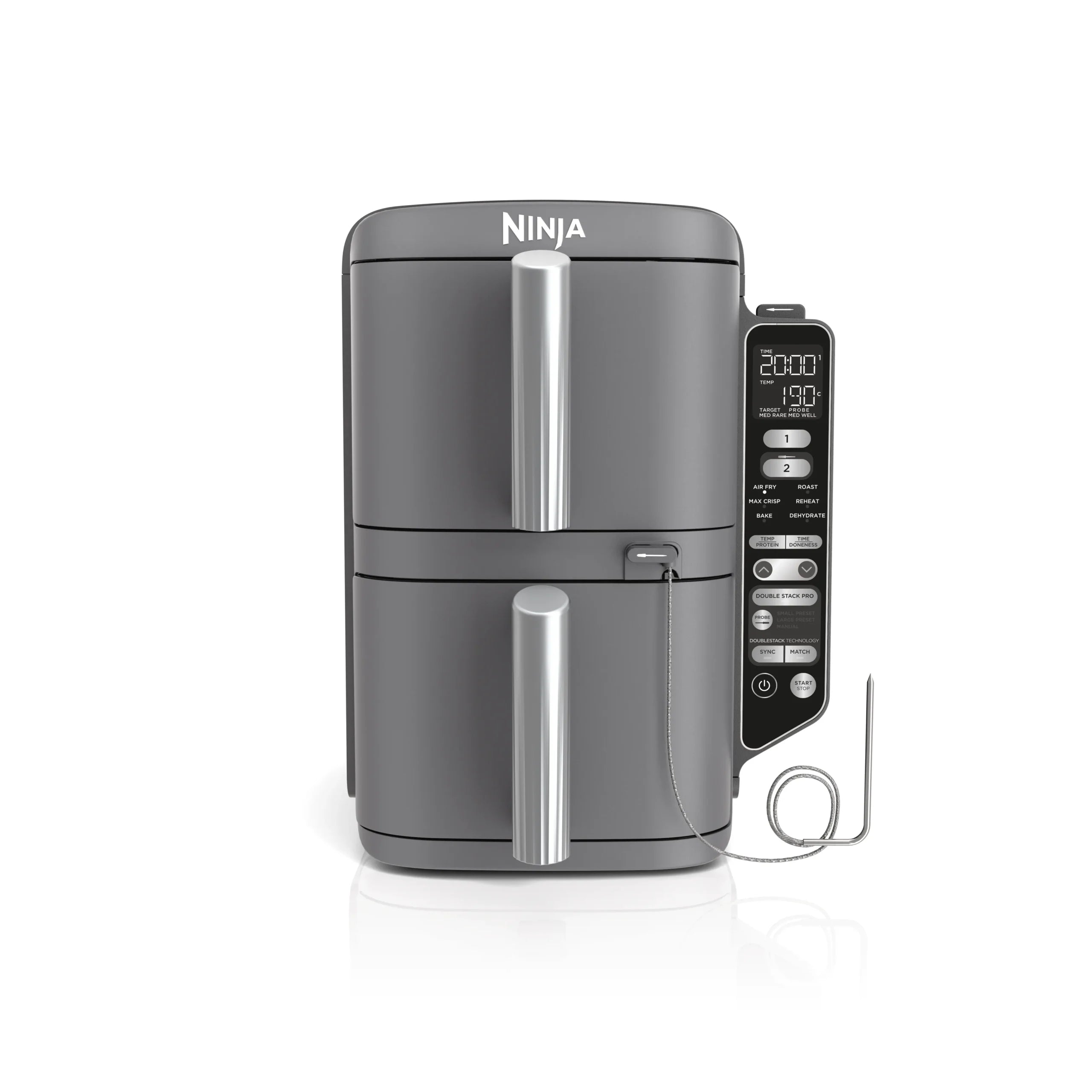 Ninja SL451EU Double Stack- Emeletes Air fryer 9,5l - Maghőmérővel