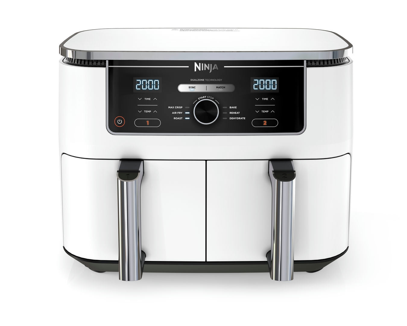 Ninja AF400EUWH Foodi MAX Dual Zone Air fryer 9.5L - Fehér