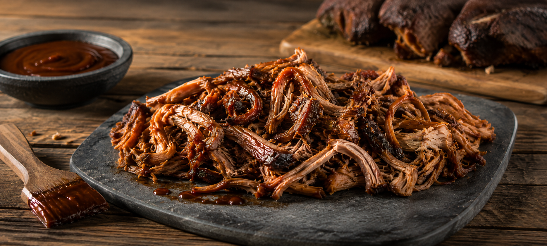 Füstös pulled pork BBQ-szósszal – Woodfire
