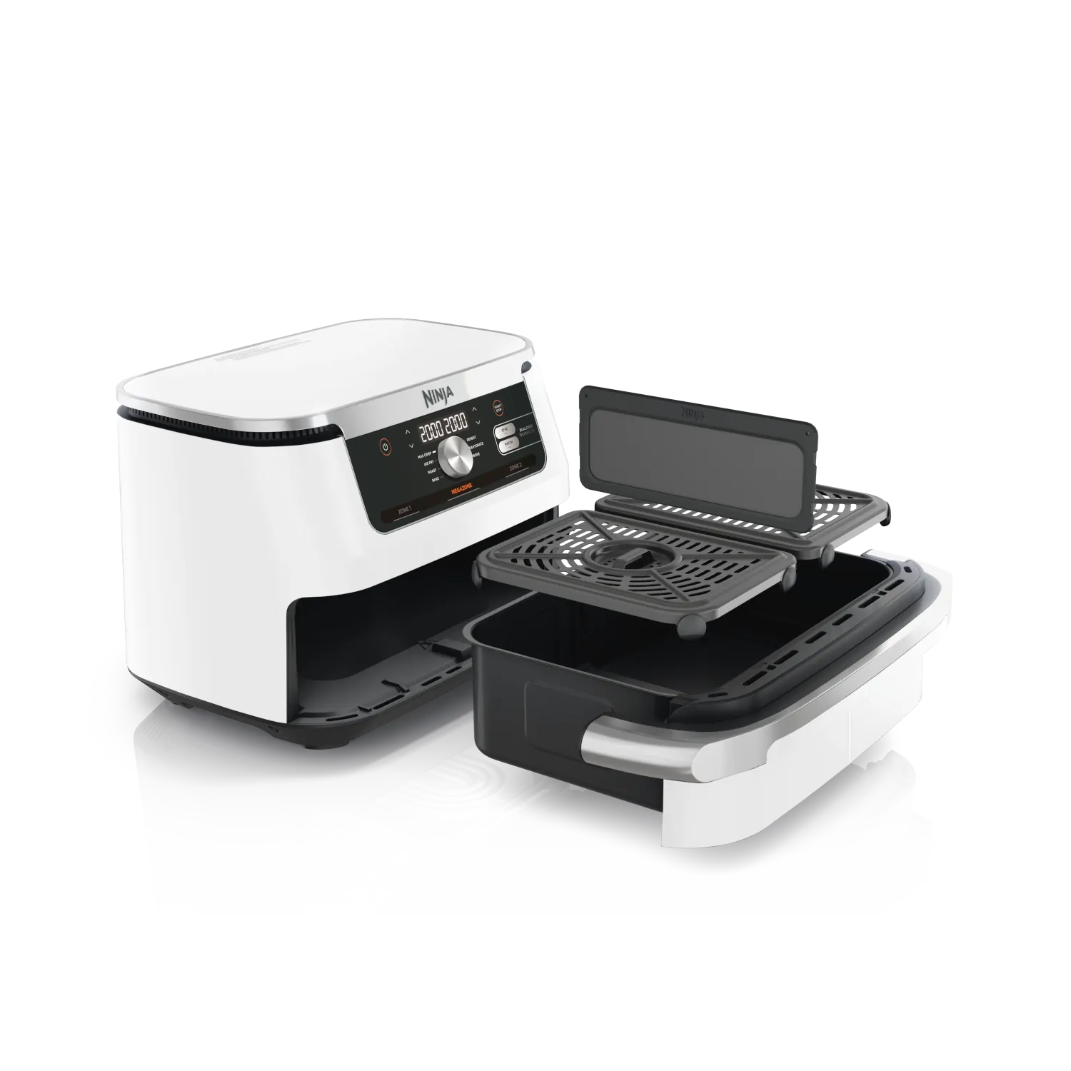 Ninja AF500EUWH Foodi FlexDrawer Dual Air fryer 10.4L - Fehér