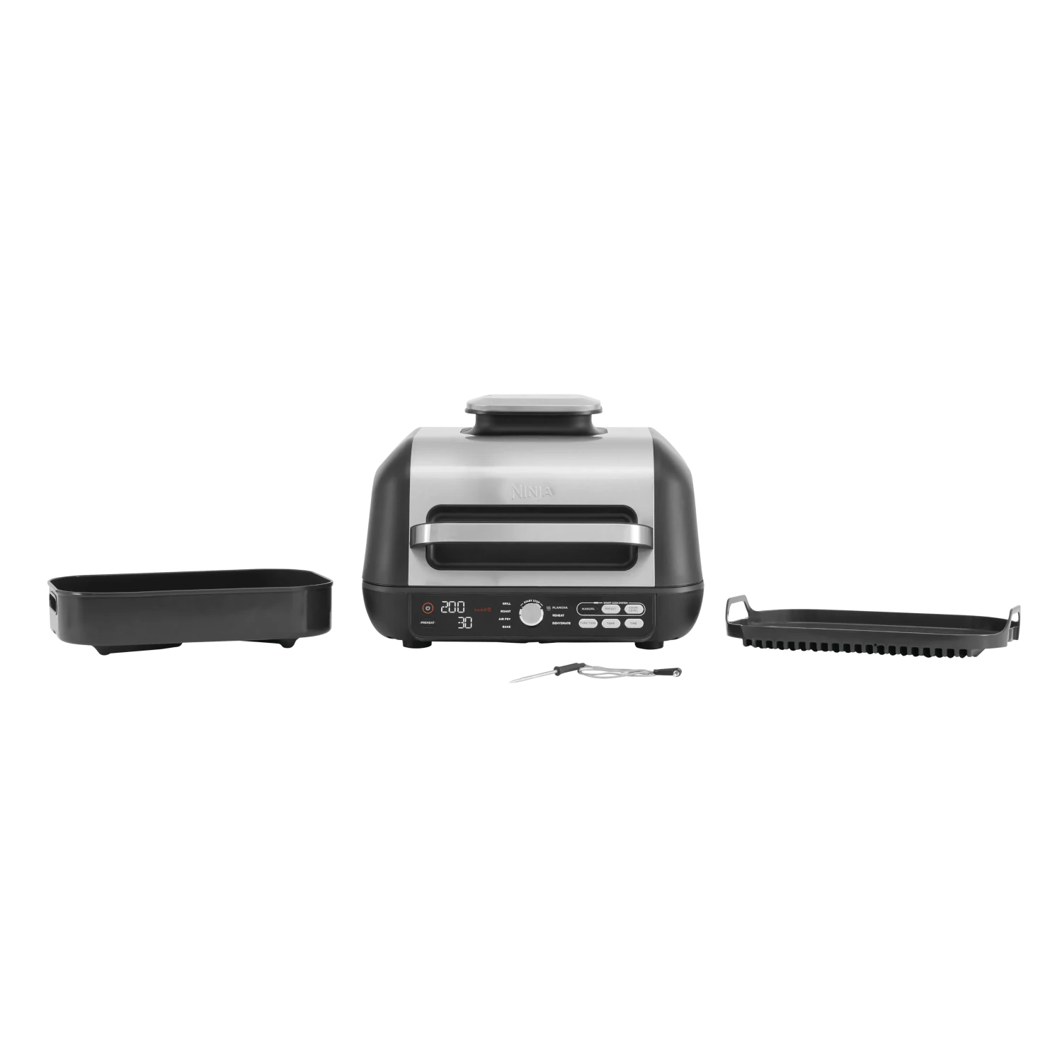 Ninja AG651EU Foodi Max PRO Beltéri Grill és Air Fryer beépített maghőmérővel