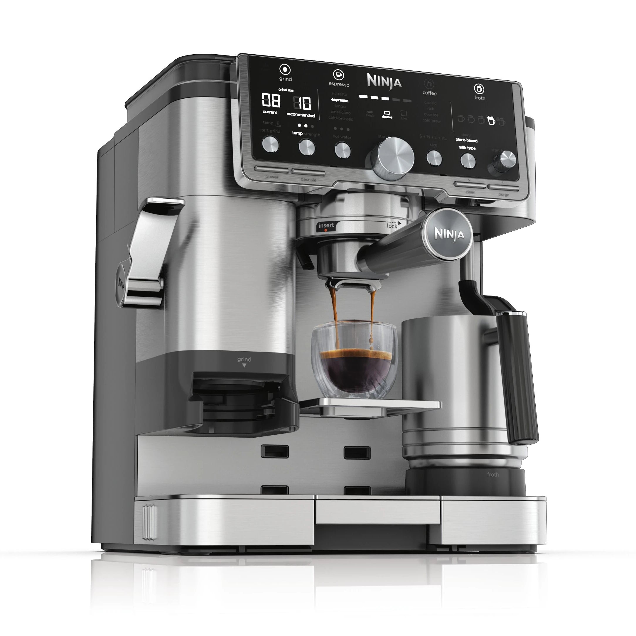 Ninja ES701EU Ninja Luxe™ Café Premier 3 az 1-ben eszpresszó, Drip Coffee és Cold Brew készítő