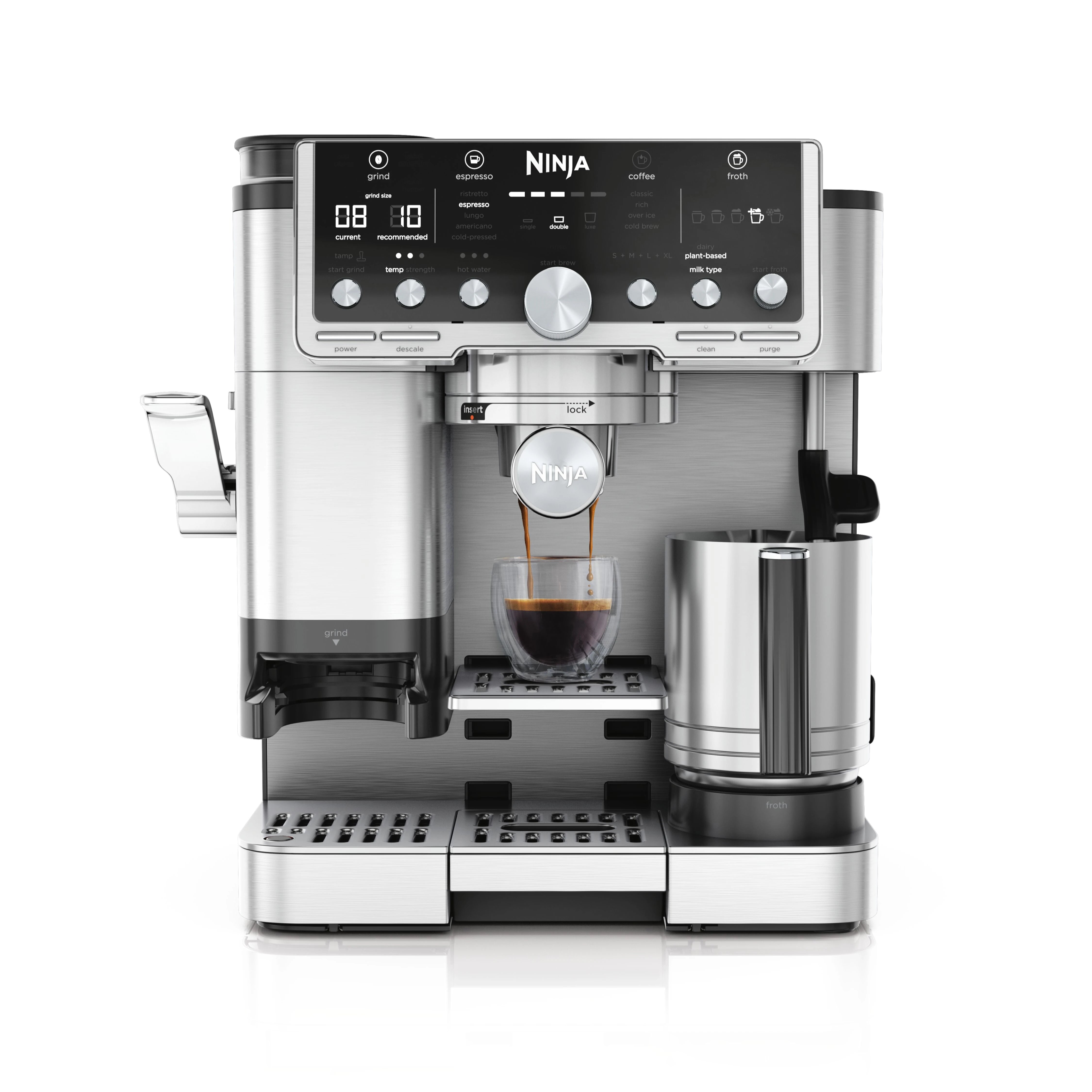 Ninja ES701EU Ninja Luxe™ Café Premier 3 az 1-ben eszpresszó, Drip Coffee és Cold Brew készítő