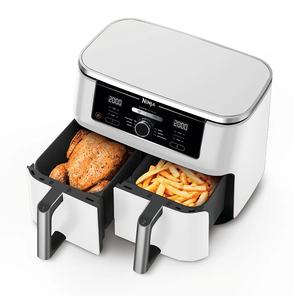 Ninja AF400EUWH Foodi MAX Dual Zone Air fryer 9.5L - Fehér