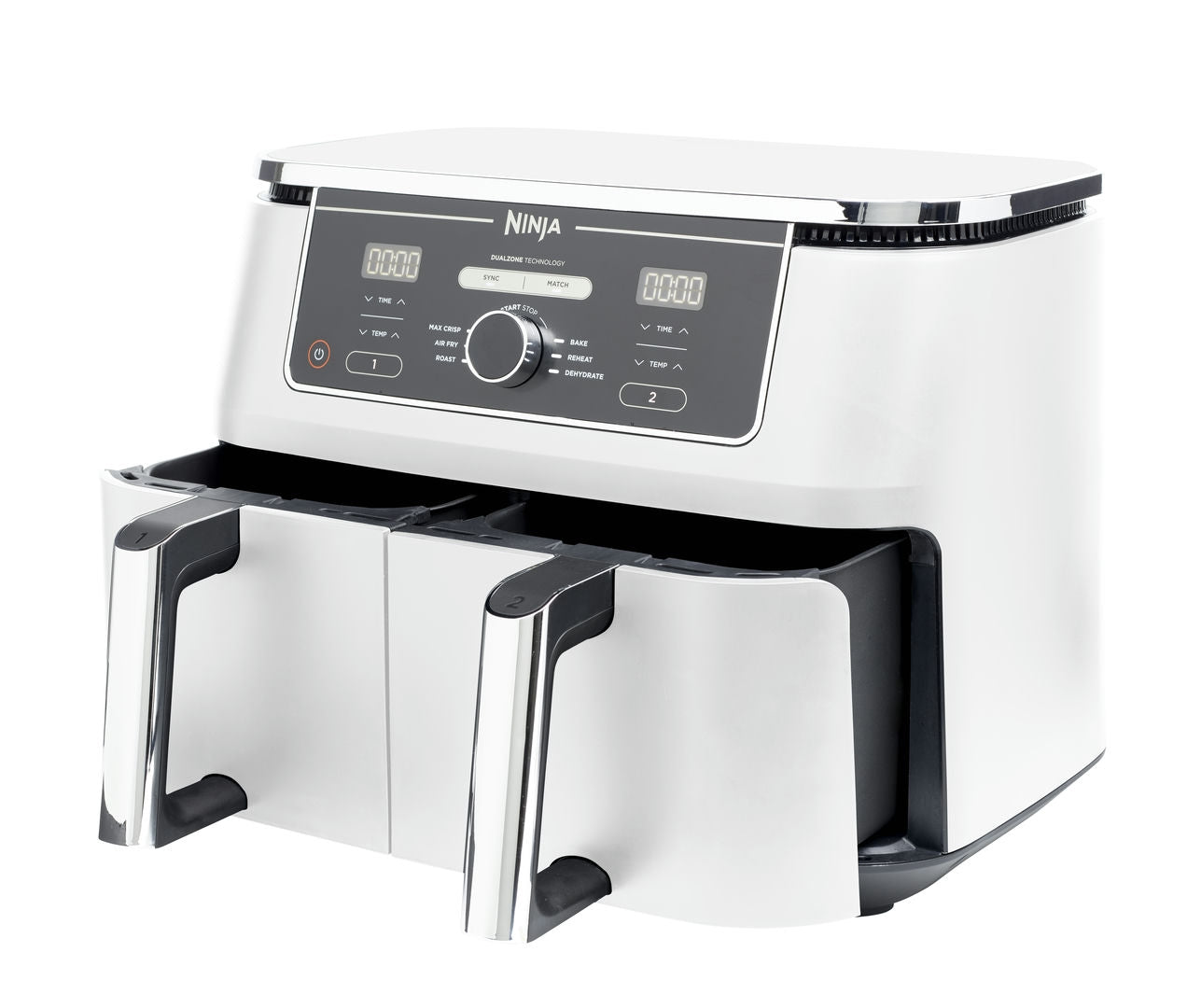 Ninja AF400EUWH Foodi MAX Dual Zone Air fryer 9.5L - Fehér