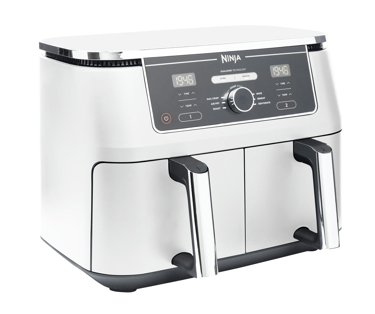 Ninja AF400EUWH Foodi MAX Dual Zone Air fryer 9.5L - Fehér