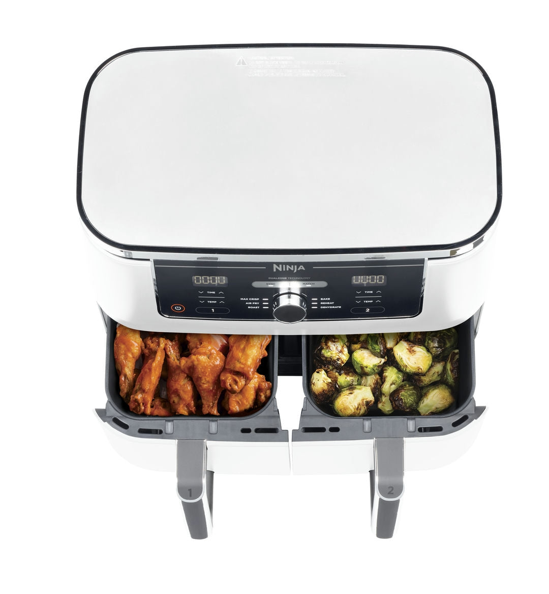 Ninja AF400EUWH Foodi MAX Dual Zone Air fryer 9.5L - Fehér