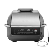 Ninja EG351EU Foodi Smart 5in1 Beltéri Grill és Air fryer beépített maghőmérővel - Ezüst