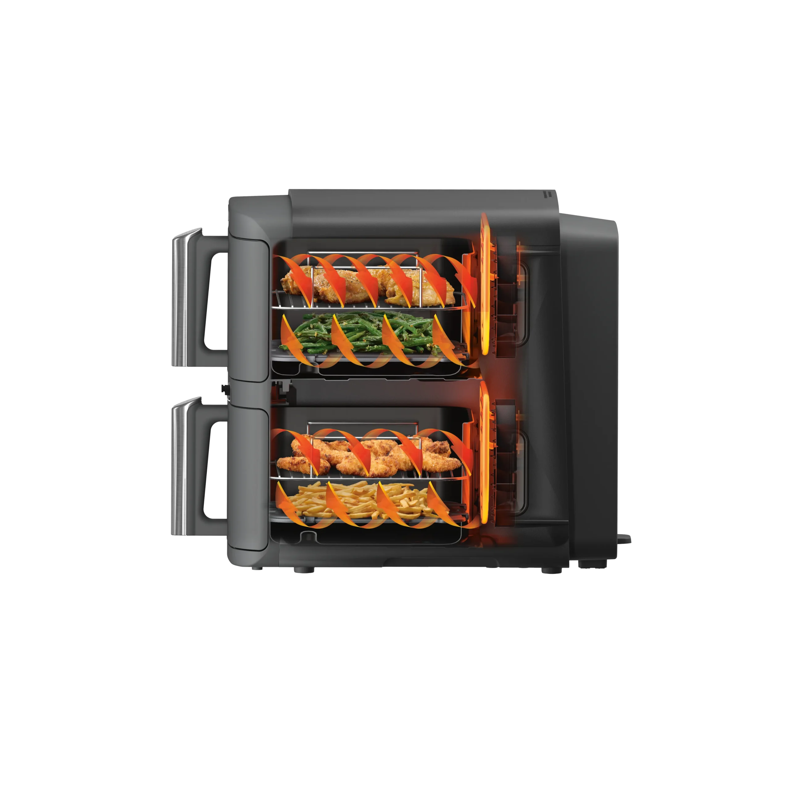 Ninja SL451EU Double Stack- Emeletes Air fryer 9,5l - Maghőmérővel