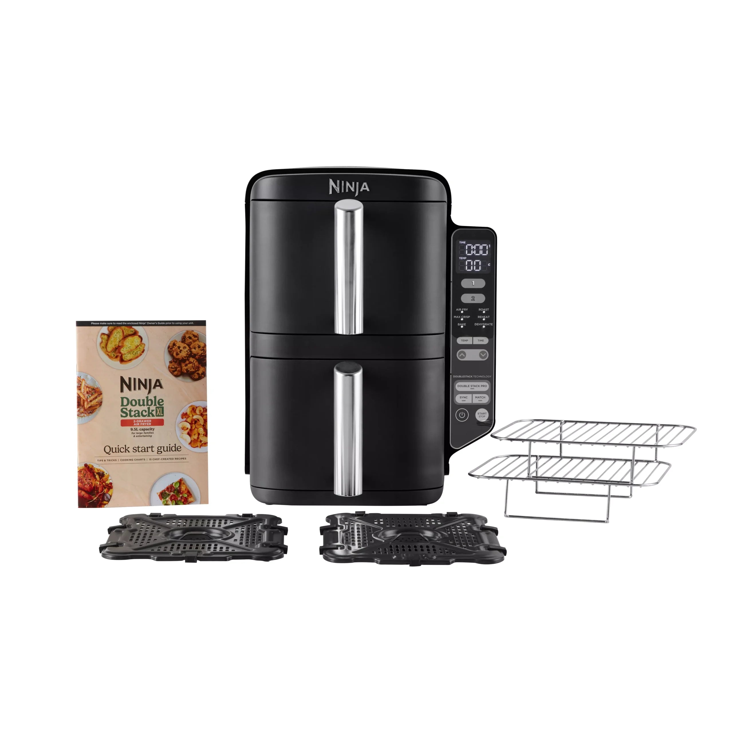 Ninja SL300EU Double Stack- Emeletes Air fryer 7,6L