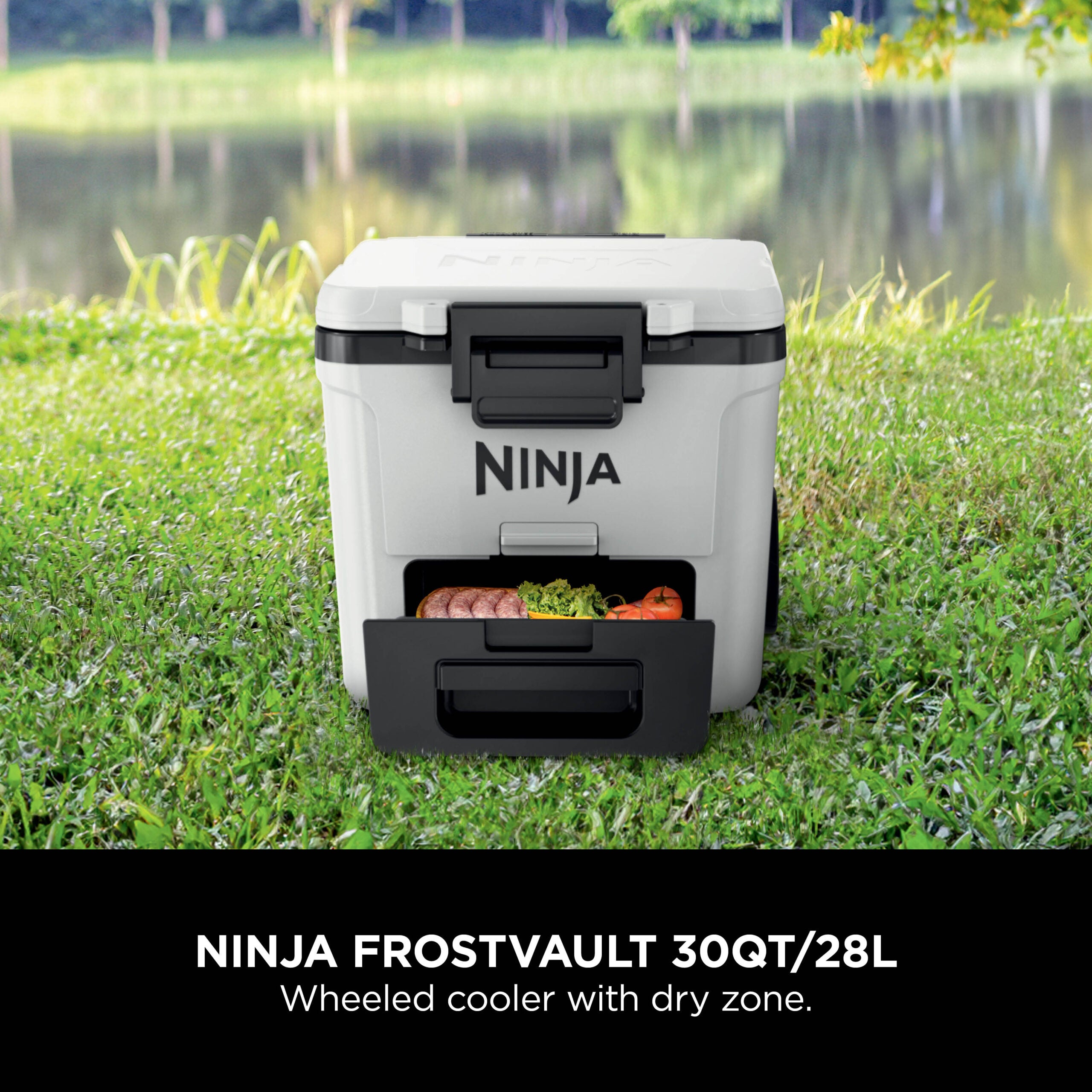 Ninja FB230EUWH Frost Vault kerekes hűtőláda – 28L – Fehér