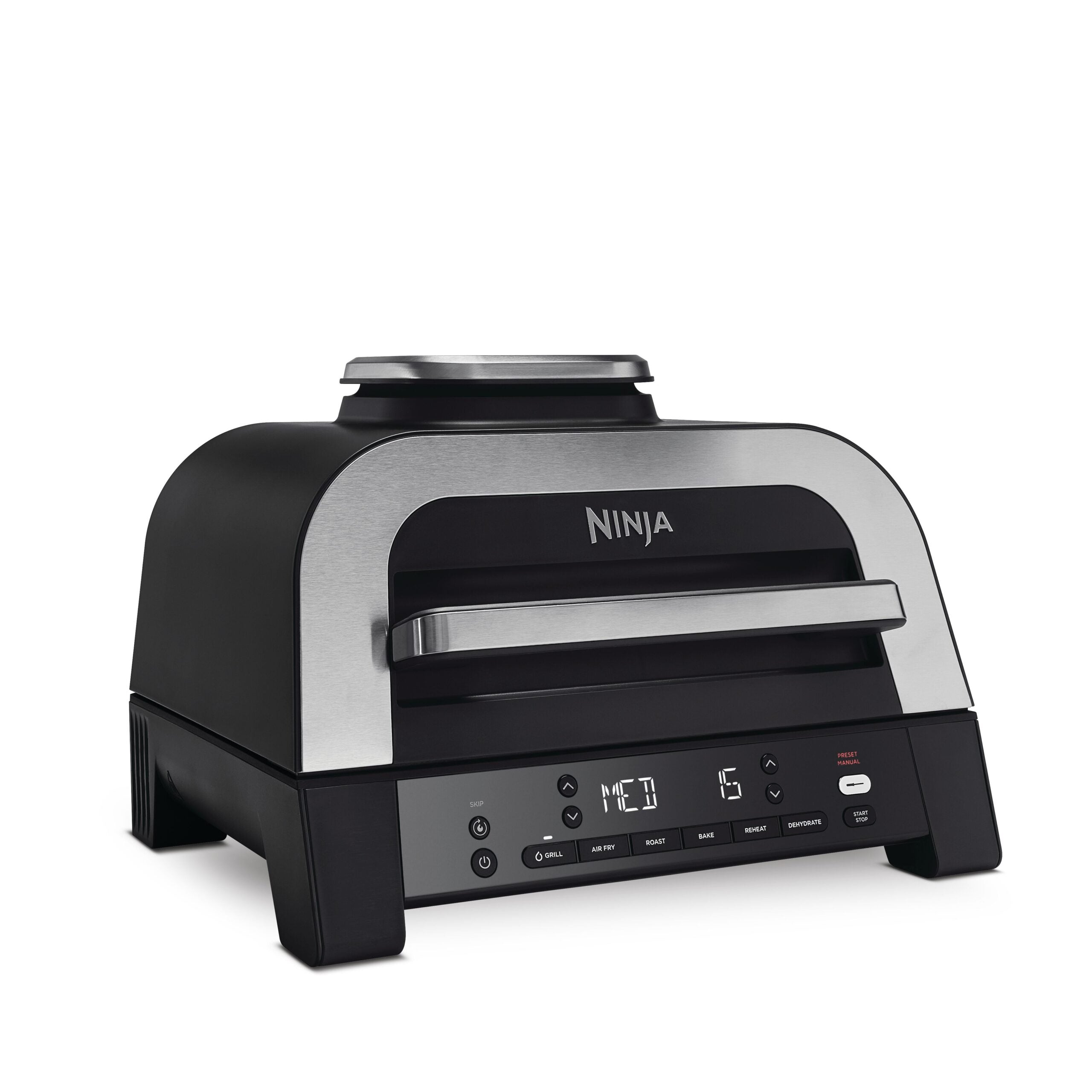Ninja DG551EU Foodi Smart XL 6in1 Beltéri Grill és Air Fryer beépített maghőmérővel