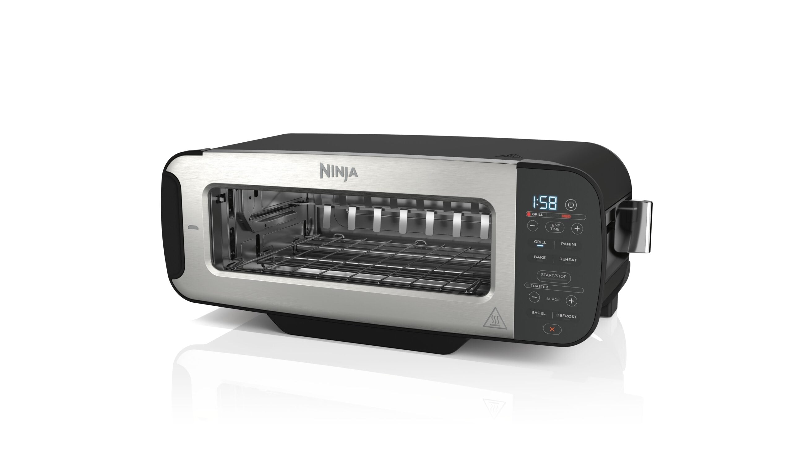 Ninja ST200EU Foodi 3in1 Kenyérpirító, grill, panini - Fekete