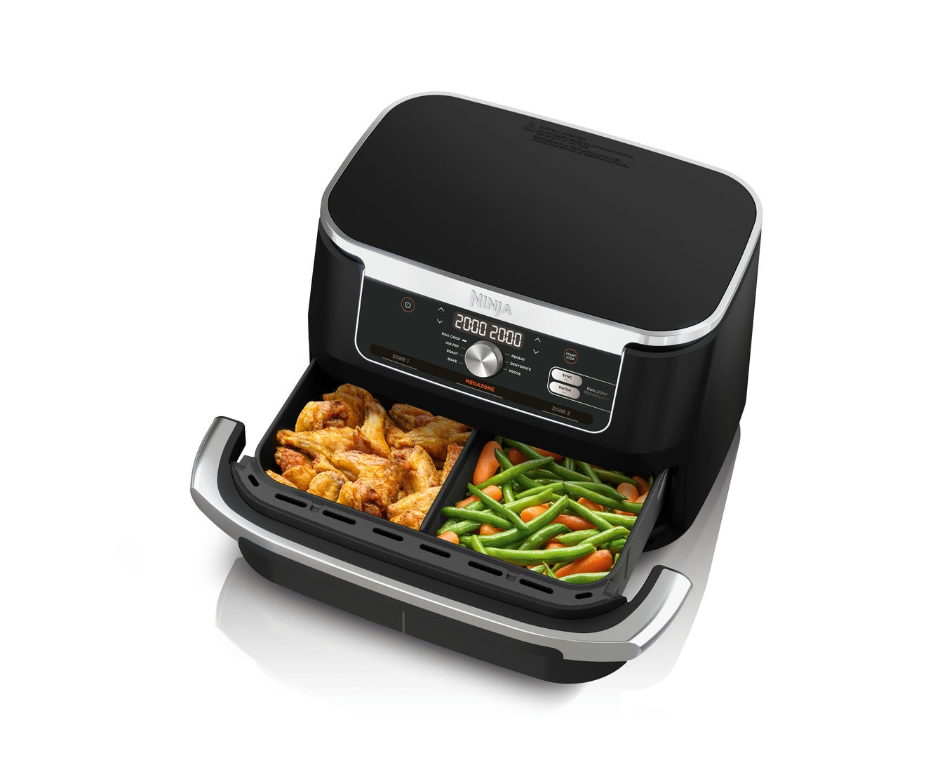 Ninja AF500EU Foodi FlexDrawer Dual Air fryer 10.4L