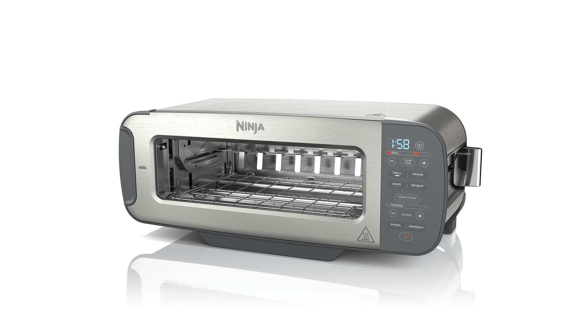Ninja ST202EU Foodi 3in1 Kenyérpirító, grill, panini - Szürke